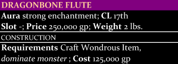 Dragonbone Flute